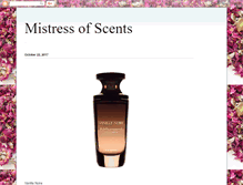 Tablet Screenshot of mistressofscents.com